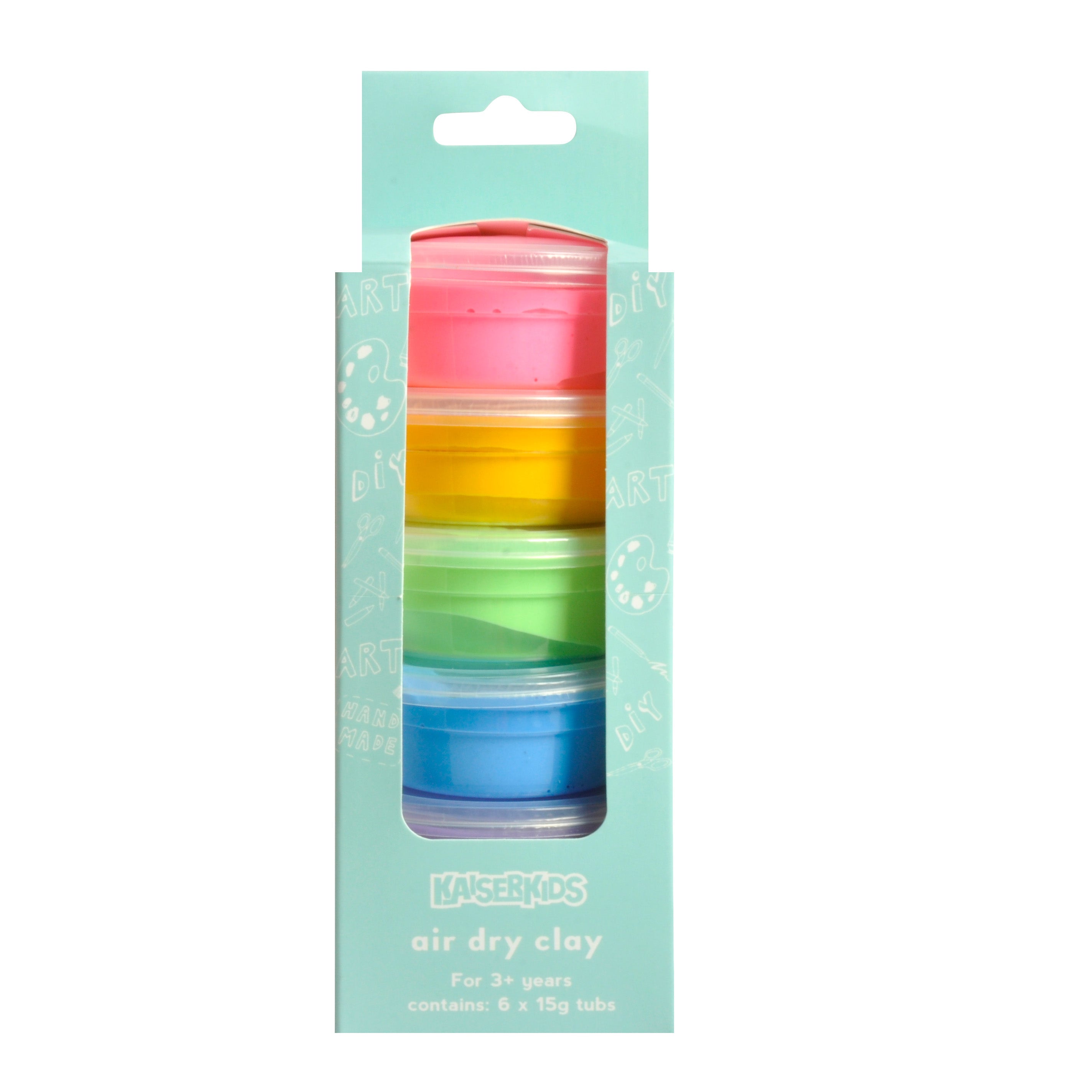 Kaiser Creative Club - Kids Air Dry Clay 6 Pack